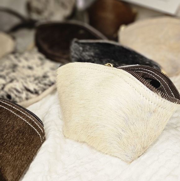 100% cowskin purse for coins handmade! - Picture 9 of 12